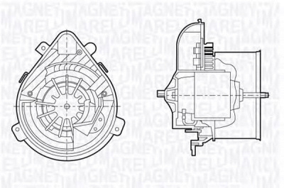 MAGNETI MARELLI 069412694010 -  Электродвигатель, вентиляция салона